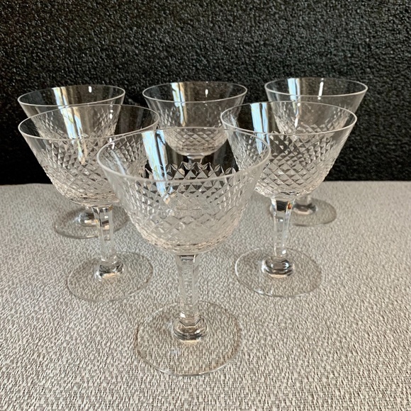 Mid-Century Modern Crystal Stemware Barware Sherry Cocktail - Set of 6 - Picture 1 of 5